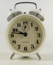 Astra by Junghans Klassischer Wecker in Weiß 2 Glocken S-5917