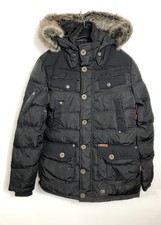 KHUJO Herren Winterjacke Modell: Oldburg Schwarz M