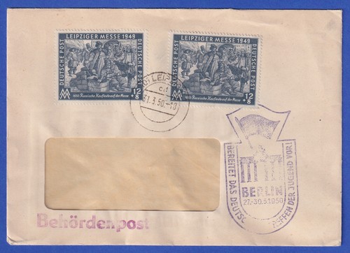 Sbz ddr leipziger messe 1949 - leipziger,