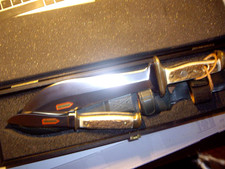 Puma Waidbesteck , Waidblatt mit Präsentationsbox Jagdmesser