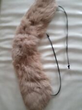 TOP! Wie NEU! Kaninchen Pelz-, Fellkragen, Stola von Hallhuber CREME