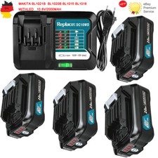Makita 12V 10,8V CXT Akku 4,0Ah 2,0Ah Ladegerät DC10WD BL1041B BL1021B Batterie