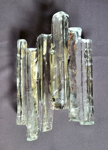 Wandleuchte eiszapfen eis glas - wandleuchte,