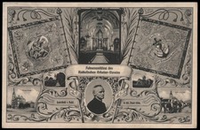 Ak Landeck Lądek Zdrój Schlesien Fahnenweihe katholischen Arbeiter-Vereins 1914