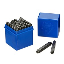 Schlagbuchstaben Set