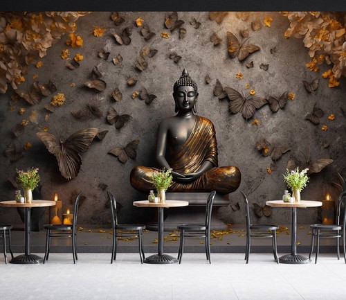 Buddha statue m6219 tapete - 3d,