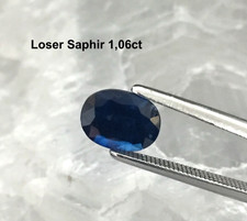Wertvoller loser blauer Saphir