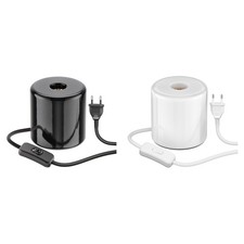 Tischlampe TIPO, Schalter, Porzellan, schwarz, 1x E27 max. 300W