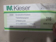 Endlospapier Formulare