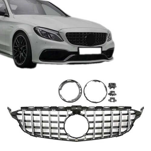 Kühlergrill schwarz chrom