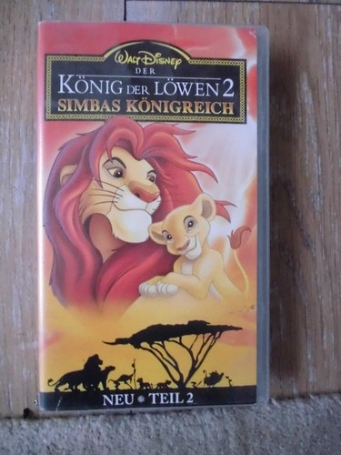 Vhs video kassette walt disney - walt,