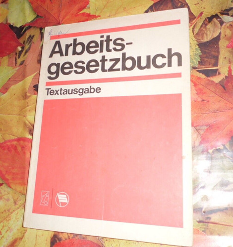 Ddr arbeitsgesetzbuch - ddr,
