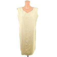 LA ROCHELLE Kleid Damen Retro Punkte Dots 60er-Look Gelb Blau Gr. FR 42 DE 40