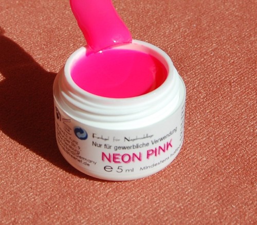 Led gel farbgel neon pink - uv,