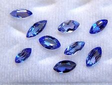 Tansanit 1 Navette ca  7x3.5 /  6.5x4 mm ca. 0,45 Carat