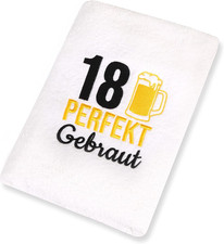 Geburtstag Handtuch - Gestickter Bierkrug  perfektes Geschenk für Männer