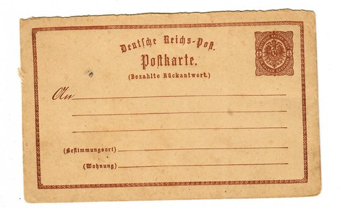 Ganzsache reichspost - ganzsache,