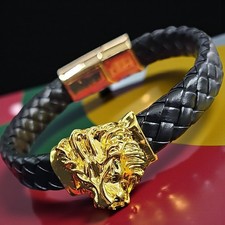 Monas Luxus Herren Leder Biker