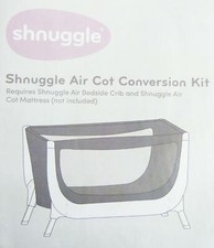 Shnuggle SHN-AIR-CKDG Air Cot Conversion Kit grau Umbauset Kit Kinderbett OE2