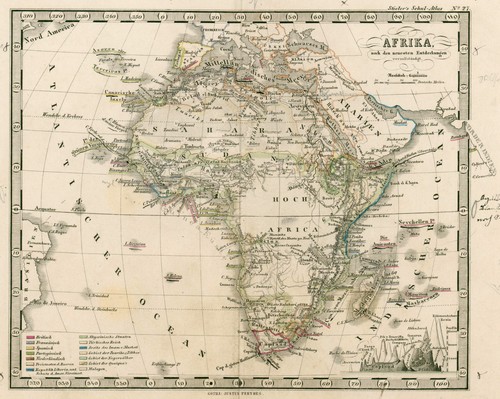 Afrika original stahlstich - afrika,