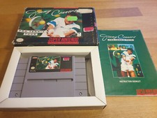 Jimmy Connor's Pro Tennis Tour Super Nintendo SNES OVP CIB Boxed NTSC #2