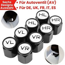 Auto Ventilkappen für Radmarkierung Reifen Markierung Radmerker Ventil Kappe Set