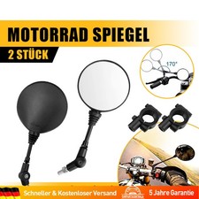 2x Universal Motorrad Spiegel