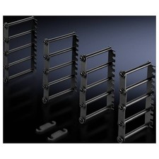 4er Multipack Rittal 7111.224 19 Zoll Netzwerkschrank-Kabelführung 4 HE Schwarz
