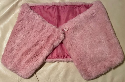 Poncho umhang stola rosa - stola, teddy