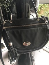 Emma & Jade Tasche Crossover Umhängetasche Leder Schwarz UVP: 149 €