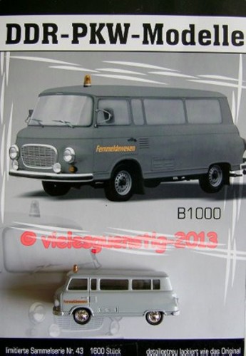 Ddr pkw modell b1000 - modell,