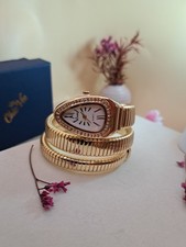 Womens Gold-Color Snake