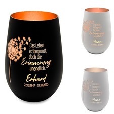 Trauerlicht personalisiert aus