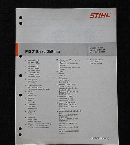 Original stihl 210 230 250 - stihl,