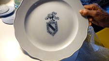 Wappenteller Porzellan Teller