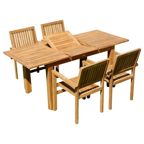 Teakholz set gartengarnitur - set,