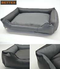 Hundebett 2 in 1 Wendebett Visco Orthopädisch Kunstleder Hundekissen Memory Foam