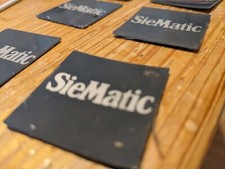 SieMatic - 6 alte Typenschilder - 70er Jahre