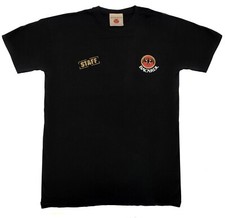 Bacardi Staff Herren T-Shirt Baumwolle Schwarz Gr. M Fledermaus Logo Vintage