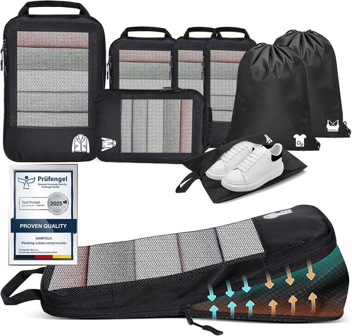 Compression packing cubes - compression,
