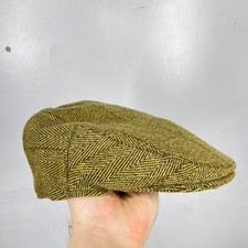 Tweed Cap Herren M 58 cm grün