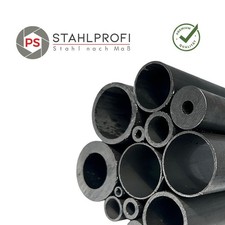 Stahlrohr Rund Rundrohr Stahl Präzisionsstahlrohr Länge 500 mm [Ø8x1 - Ø50x10mm]