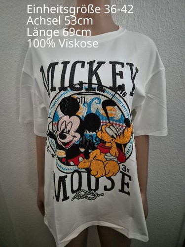 Mickey mouse glitzer shirt - mickey,