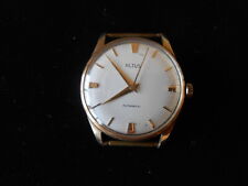 Goldene 14kt Altus Herrenarmbanduhr HAU, Automatic