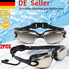 2 Schwimmbrille Antibeschlag&UV Schutz Taucherbrille für Erwachsene Herren Damen