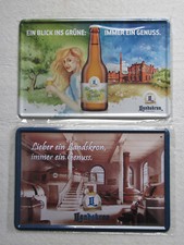 2 x Landskron Bier Brauerei Blechschild - 20 x 30 cm