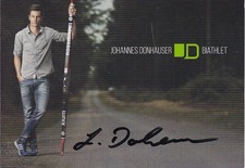 Johannes DONHAUSER - Deutschland, Biathlon, Original-Autogramm!