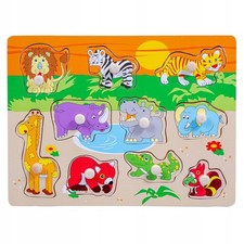 Holzpuzzle Bauernhof Tiere mit