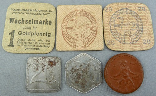 Satz wertmarken ersatzgeld - wertmarken,