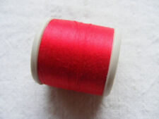 Garnrolle Nähgarn Garn alt Obergarn rot MEZ 1629 Baumwolle nähen basteln DIY